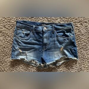 Express Blue Denim Shorts